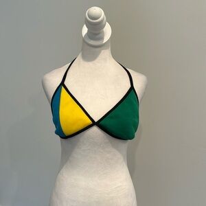 Green,Yellow , Blue Comfy Bra Top